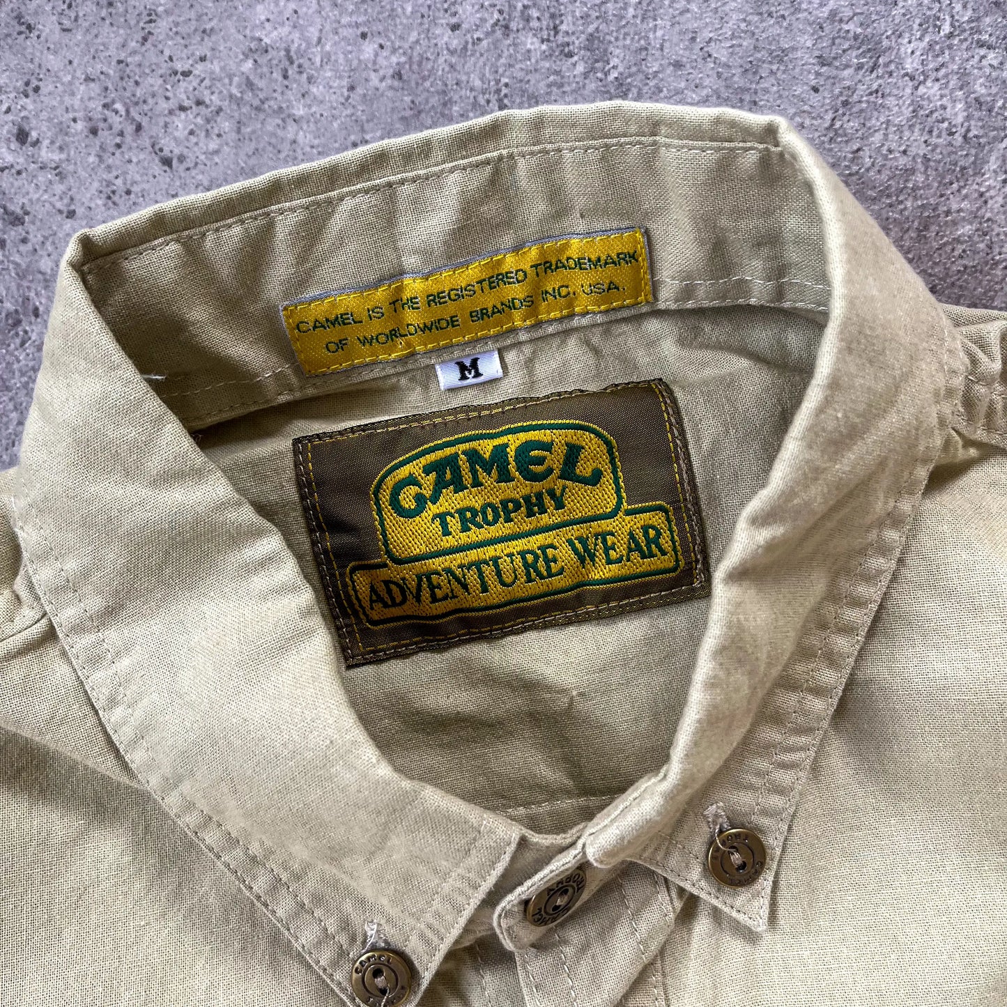 Vintage Camel Skjorta - M