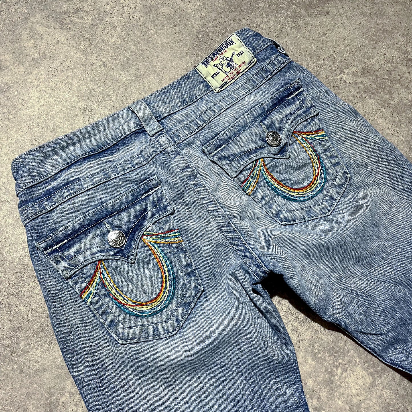 True Religion Hi-Rise Bootcut Jeans - W27 L30