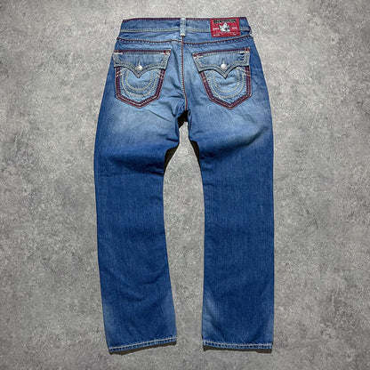 True Religion Patchwork Jeans - W32 L32