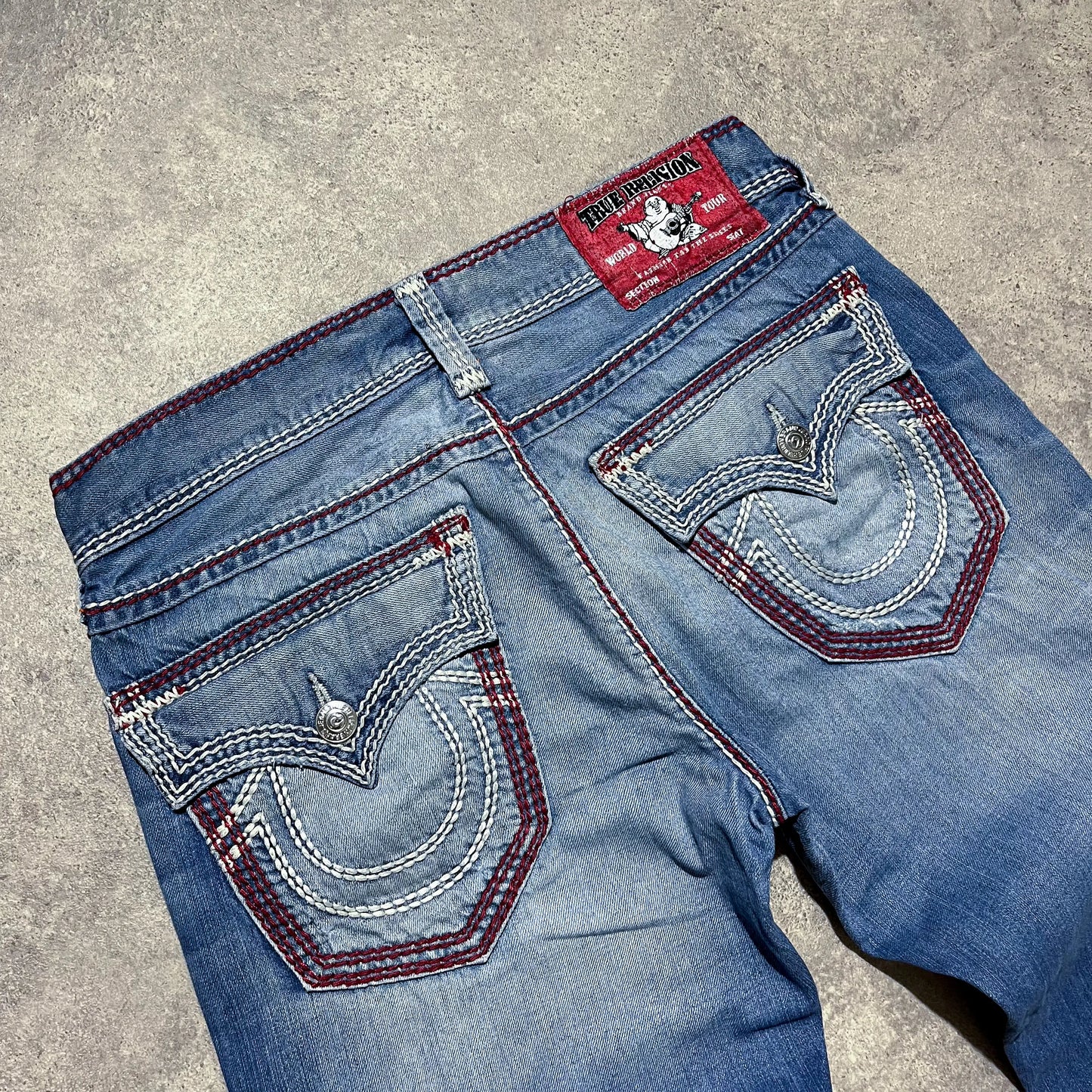 True Religion Patchwork Jeans - W32 L32