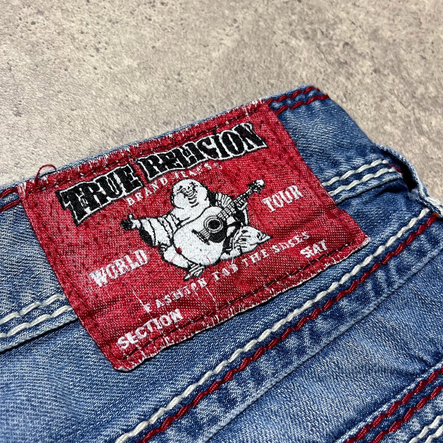 True Religion Patchwork Jeans - W32 L32